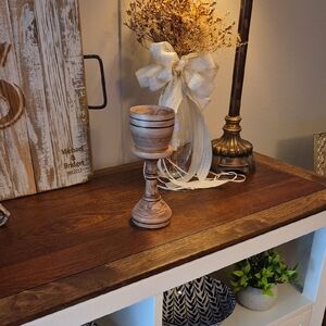 Hand Turned, Hand Crafted, Hand Made Wooden Goblet